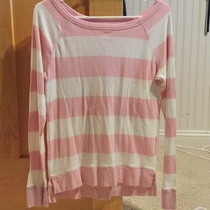 The Limited Pink Stripe Cardigan